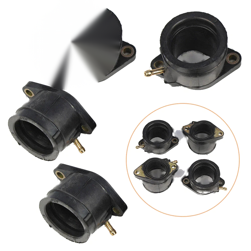 Yamaha YZF600R 4X Rubber Carburetor Intake Manifold Boots (1995-2007)