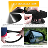 Jeep Cherokee Compass Left Right White Mirror Glass Pair w/ Back Heated