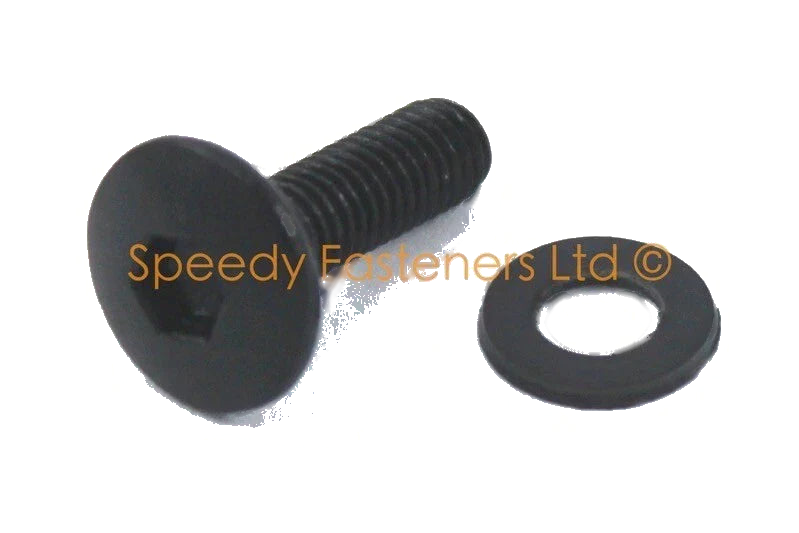 Yamaha Honda 10x Verkleidung Schrauben & Helm Clips m5 Schwarz Aluminium