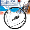 Yamaha Black 1pcs / 16ft / Marine Type Shift Remote Control Box Cable