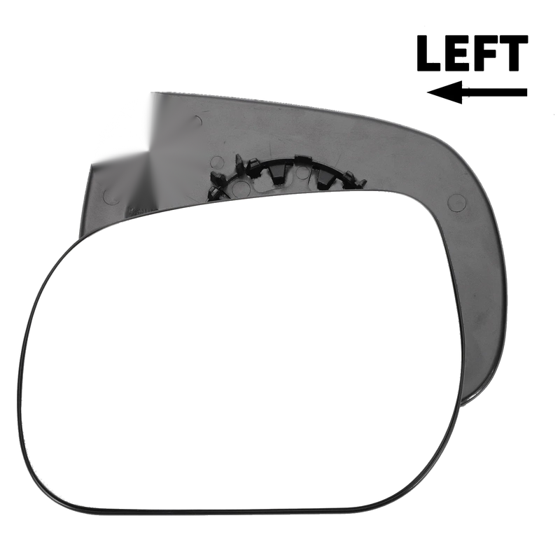 TOYOTA Verso Car Left Side White Mirror Glass Back Non-heated (2009–2012)