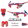 KTM 50 Custom Graphics Full Kit Active Style Stickers Decals (2016-2023)