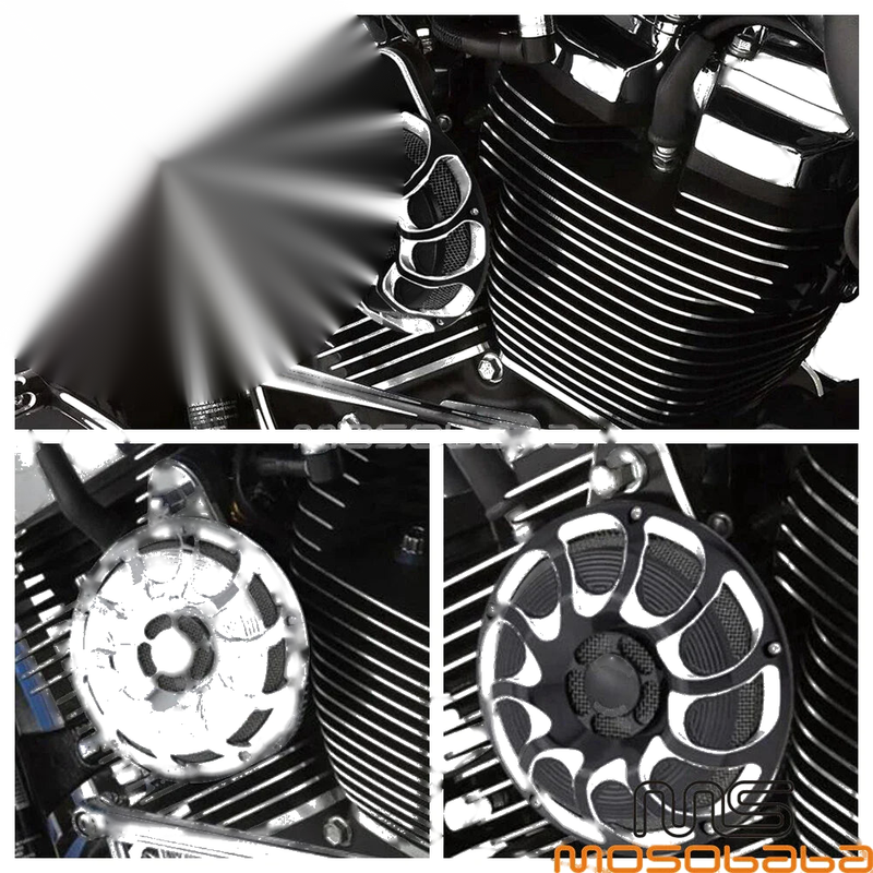 Harley Big Twin, Sportster XL1200, 883 Billet Aluminum Horn Speaker Cover (1991-2017)