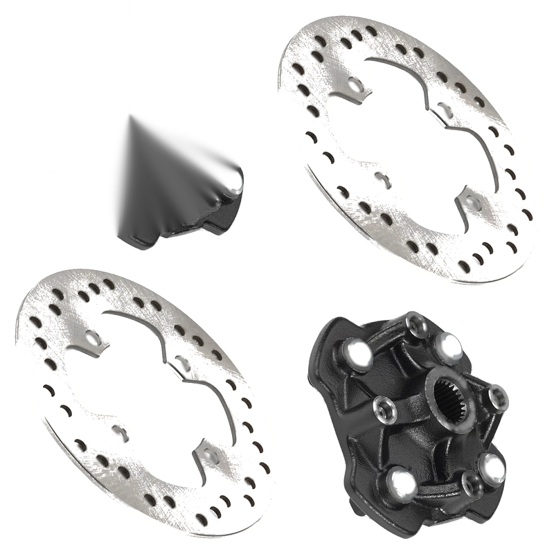 Honda Rancher 420 TRX420 14-24" Front Left/Right Wheel Hubs Brake Disc