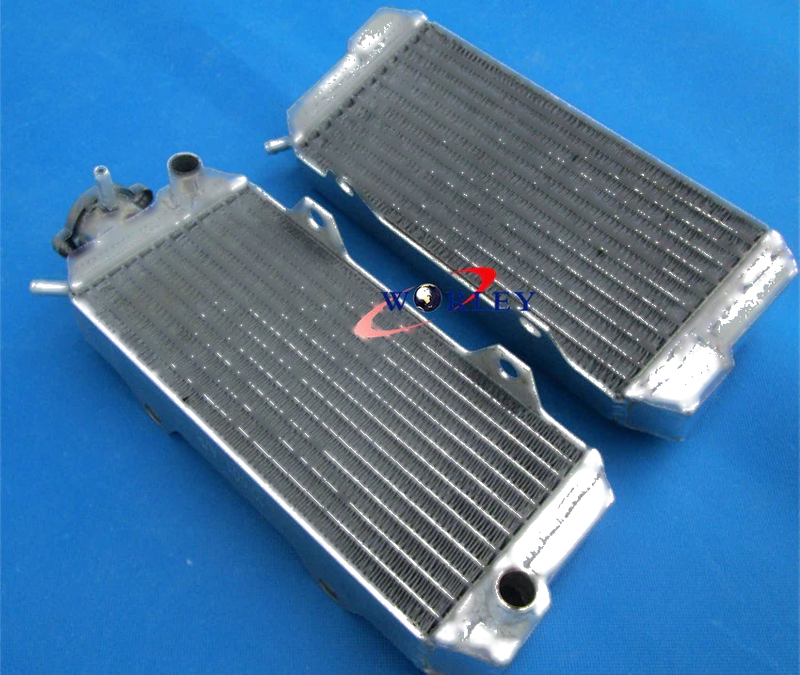 Honda ATC250R Aluminum Radiator + Red Hose (1985-1986)