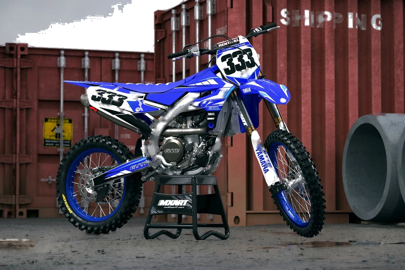 Yamaha YZ 125 (2015-2021) TORNADO Style Custom Graphics Decal Kit