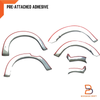 Isuzu D-Max Ute Silver Fender Flares (2020-2023)