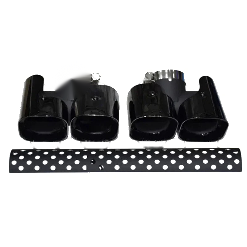 Defender 110 130 90 3PC Black Tailpipe Exhaust Pipe (2020-2024)