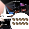 Car Boat Truck RV Motorcycle Brown 10 Pcs Maxi Fuse 70A Blade Fuse