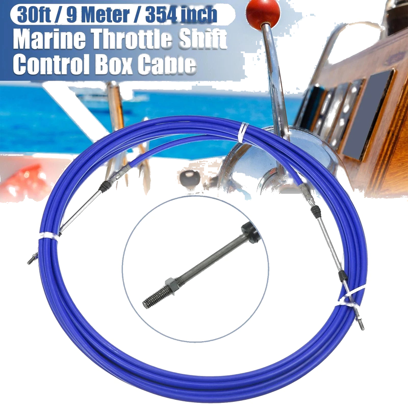 Yamaha Blue 1 x Marine Shift Remote Control Box Cable