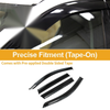 Toyota Corolla Cross Window Deflectors / 1 Set / Vent Visors (2022–2024)