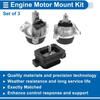 BMW 520I 3 Pcs Engine Motor Mounts (2014-2016)