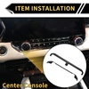 Chevy Colorado Central Control Panel Trim Cover Carbon Fiber (2023-2024)