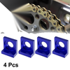 Motorcycle Hole Chain Adjuster Block Tensioners 4pcs 15mm Dia