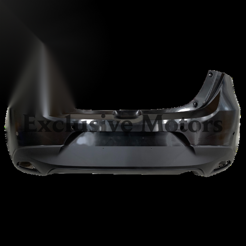 Mazda 2 Demio Rear Bumper Mat, Dark Gray with Sensor Hole (2014-2017)