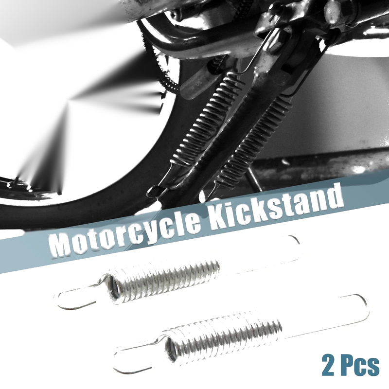 Suzuki 12.5cm Silver Tone Motorcycle Foot Kickstand Spring