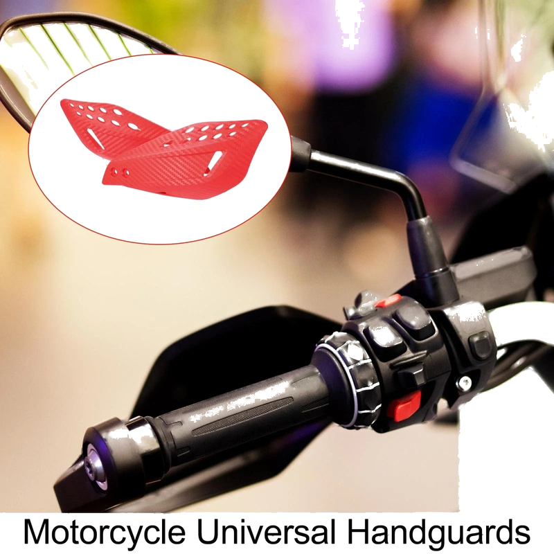 ATV Red Handguards 7/8" 22mm
