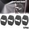 Toyota Black Gray 4pcs Car Door Lock Latches Striker Cover Protector Caps