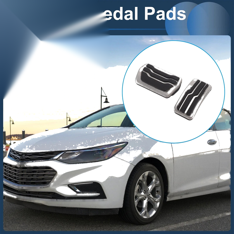 Ford Focus (2011-2018) Silver Tone Foot Accelerator Pedal Covers