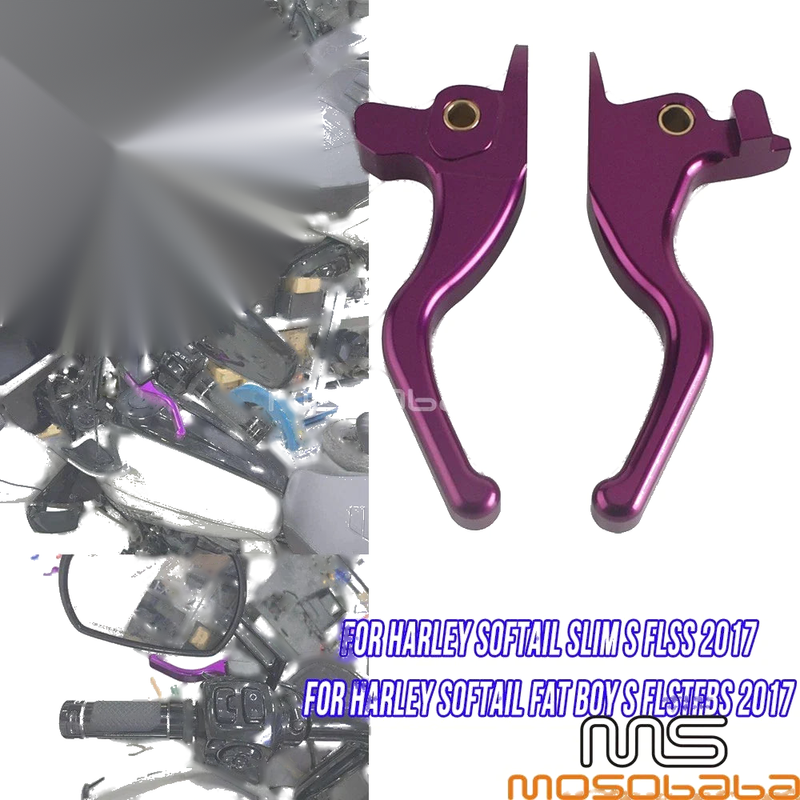 Harley Softail Fat Boy '17 3 Finger Front Brake Clutch Levers