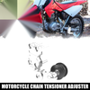 Motorcycle Silver Tone Aluminum Alloy Chain Tensioner Automatic Adjuster
