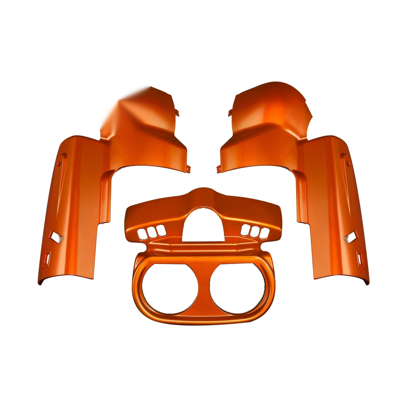 Harley Road Glide (2015-2023) Scorched Orange / Black Instrument Housing