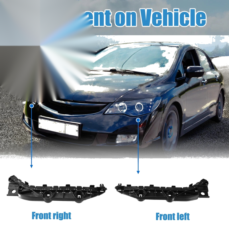 Honda Civic Left Right Front Bumper Bracket (2005-2011)