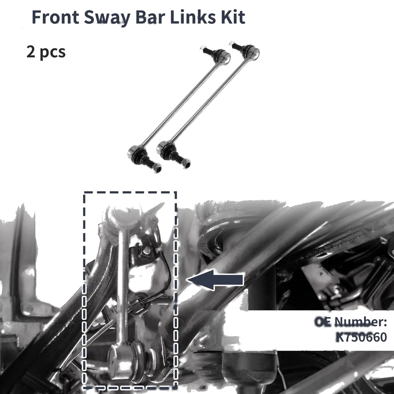 Buick LaCrosse 2 x Front Stabilizer Bar Links (2005–2019)