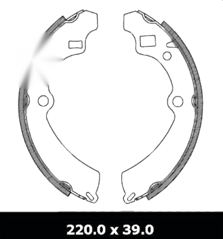 Suzuki Sierra SJ413 Rear Brake Shoe / Drum Spring Hardware