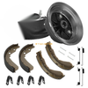 Kawasaki Mule 600 610 SX 2 x Front Brake Drum W/Bolts & Shoes