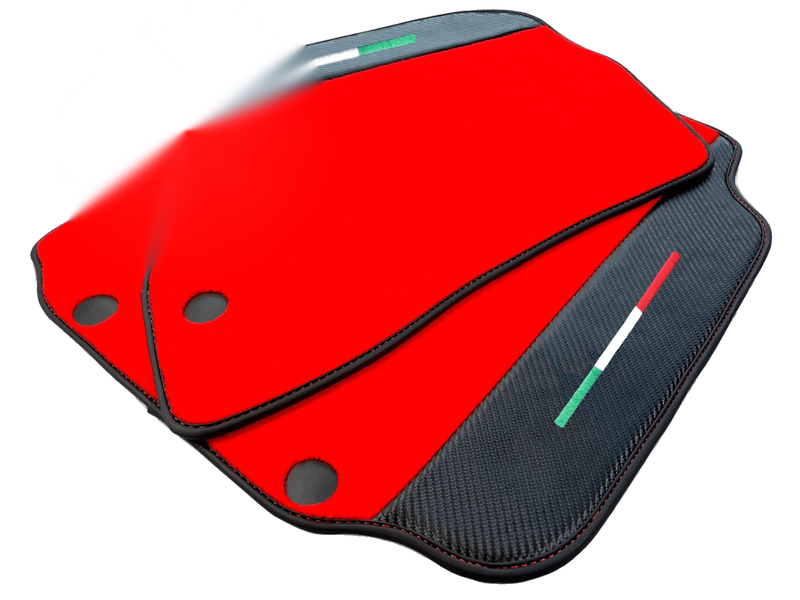 Ferrari F12 Berlinetta Red Floor Mats (2012-2017)