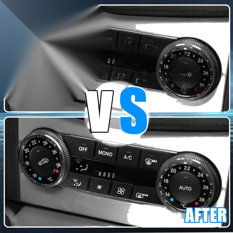Mercedes-Benz C300 AC Button Stickers (2008-2014)