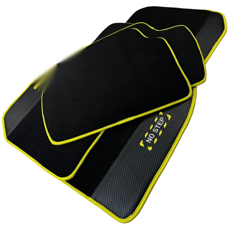 BMW 7 Series E65 with Carbon Black Floor Mats (2001-2008)