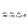 Honda Civic (2022 - Present) Silver 4x AC Climate Control Knob Ring Covers