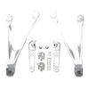 Honda CBR1000RR Rear Passenger Footrests Footpegs Peg Brackets (2008-2016)