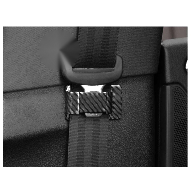 Carbon Fiber Style Seat Belt Holder Stabilizers