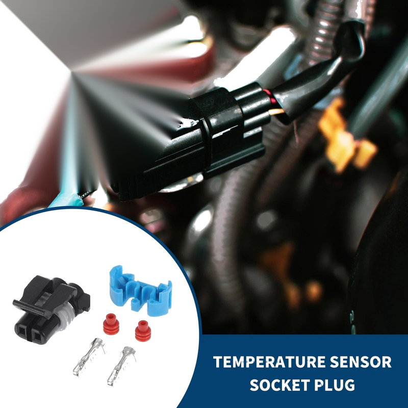 Buick 2 x Pins Temperature Sensor Socket Plug