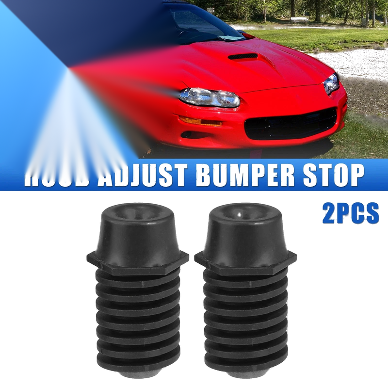 Buick Regal 2 x Rear Hood Adjust Bumper Stop w/ Rubber Cap (2009–2017)