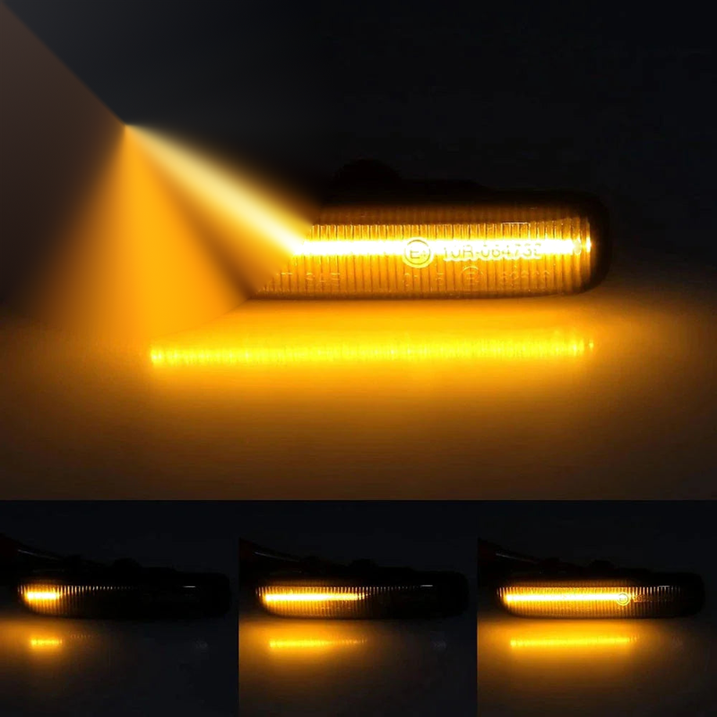 BMW 3 Series E46 Smoked LED Side Marker Turn Signal Lights (1998-2006)