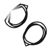 Door Rubber Weatherstrip FL+FR Fits Nissan Frontier Navara D22 2D 4D 1998-05 D05