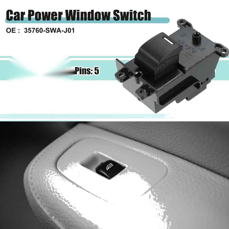 Honda CR-V 2.4L Passenger Side Power Window Switch (2007-2009)