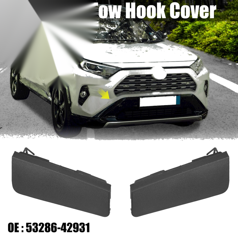Toyota RAV4 1 pair Front Bumper Tow Hook Cover