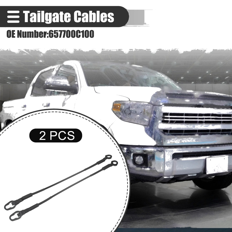 Toyota Tundra 2 x Tailgate Support Cables (2000–2006)
