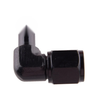 2 x 6AN AN6 Female to 3/8" 9.5mm Swivel Fitting Hose 90 Degree Elbow Adapter