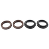 4 x Brown 43x55mm Motorcycle Front Damper Shock Absorber Fork Seal