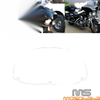Harley Road Glide Dyna Wide Glide FXD 10'' Clear Windshield (2010-2023)