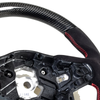 Toyota Supra A90 (2019-2021) - Flat Bottom Carbon Suede Steering Wheel