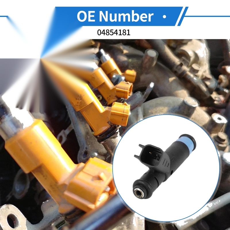 Jeep Wrangler 4.0L Fuel Injector No.04854181 (1999-2004)