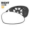 BMW 1 Series Right Side Mirror Glass w/ Back Heated (2004 - 2009)