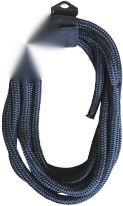 Boats and PWC Black Nylon Dock Line 16mm x 10m